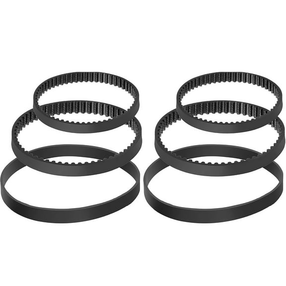 6 Pcs Belt Replenishment Parts for Bissell ProHeat 2X Revolution Pet Pro Carpet Cleaner, Fits Models 1986, 1964, 2007, 2007P, 2283 Series, Replace Parts 1611129, 1611130 & 1606428