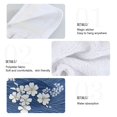 thumbnail image 2 of Yayeee Kitchen Hanging Hand Towels Set of 2 with Loop Bathroom Absorbent Tie Towel, Floral Ocean Waves, 2 of 7