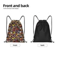 thumbnail image 2 of Yiaed Spring And Summer Flowers Print Drawstring Bags Drawstring Backpack Bulk String Back Pack Gym Sport Bag-Medium, 2 of 5