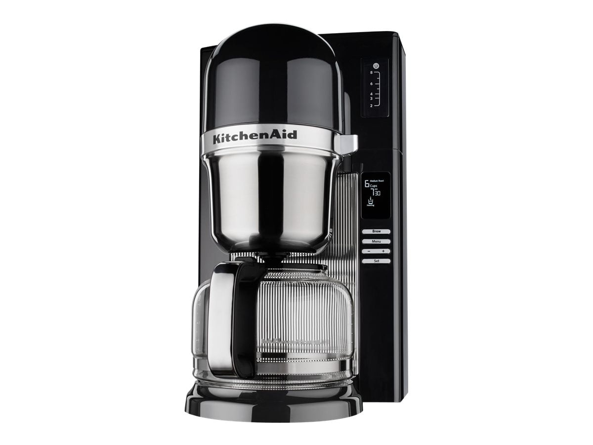 KitchenAid R-KCM1204OB 12-Cup Coffee Maker with One Touch Brewing Onyx Black 