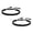 Black 2Packs, variant on Handmade Tibetan String Bracelet Adjustable Woven Rope Knot Friendship Bracelets for Men and Women, 4PCS, 18 cm, Black 4Packs