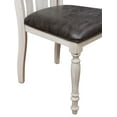 thumbnail image 2 of Nmkwnr 2 Pack Upholstered Seat Side Chair Dining Chair for Living Room, Dining Room, White, 2 of 4