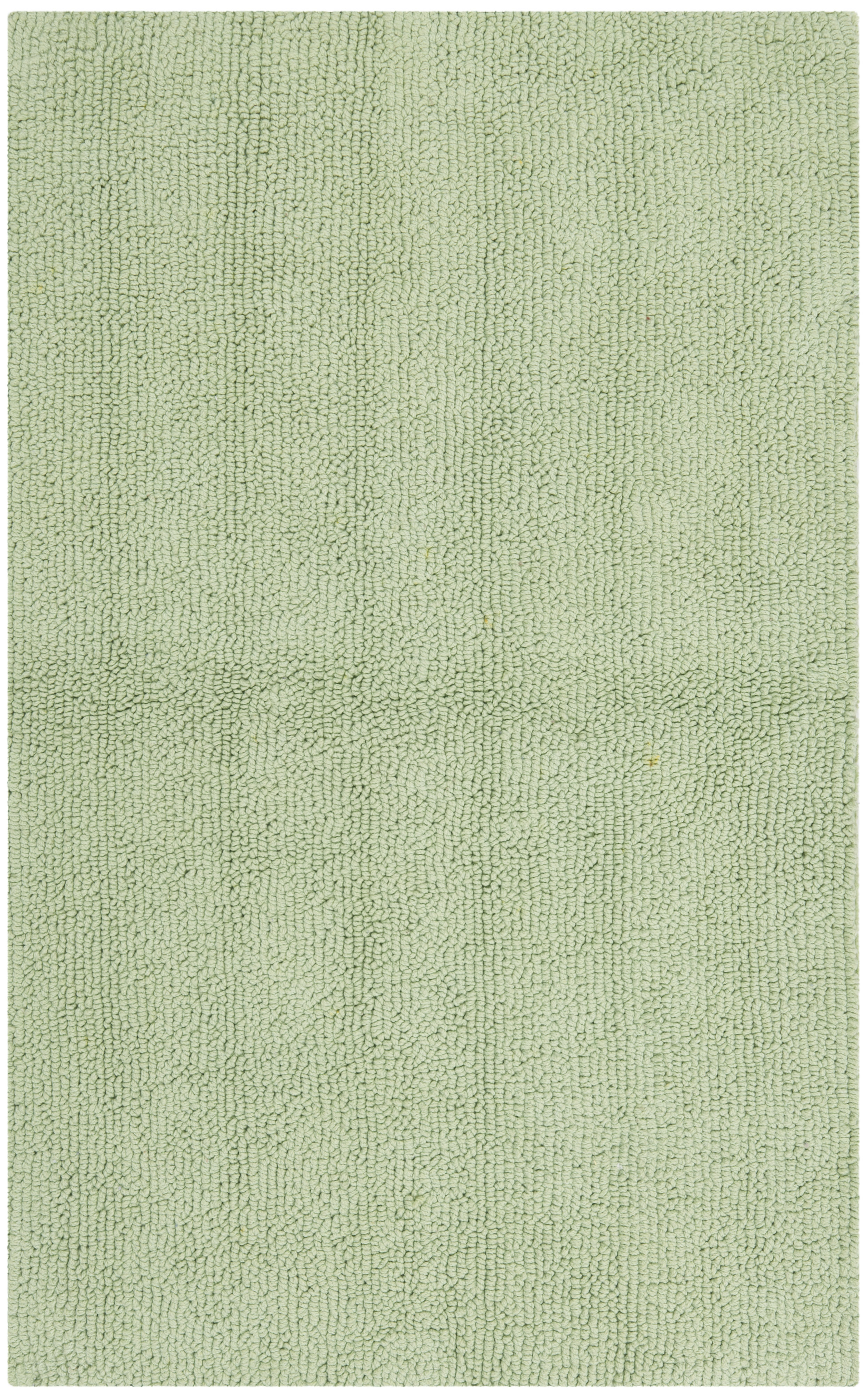 SAFAVIEH PMB720 Solid Bath Mat, 5" x 30", Light Green, Set of 2