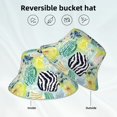 thumbnail image 3 of Vsdgher Shell Clam Print Bucket Hat for Men&Women Bucket Hat Reversible Summer Double-Side-Wear Travel Gardening, Beach, Camping, Hiking, Fishing Cap, 3 of 5