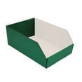 thumbnail image 5 of Ucanpack 50 Count Corrugated Shelf Bins, Durable Green Cardboard for Warehouse or Office Use 8x12x4½", 5 of 8