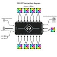 5V 3 Pin ARGB Controller Cooling 4 Pin PWM Fan Hub PWM ARGB Fan Hub for ...
