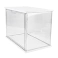 thumbnail image 1 of Vitrine Transparente pour Figurines Boîte d'Exposition en Plastique,F Figurines d'Action Objets de Collection Poupée Rangement à la Maison Organisation Jouets Base en Bois Faite de Plastique et de Bois Convient pour Exposer Votre, 1 of 7