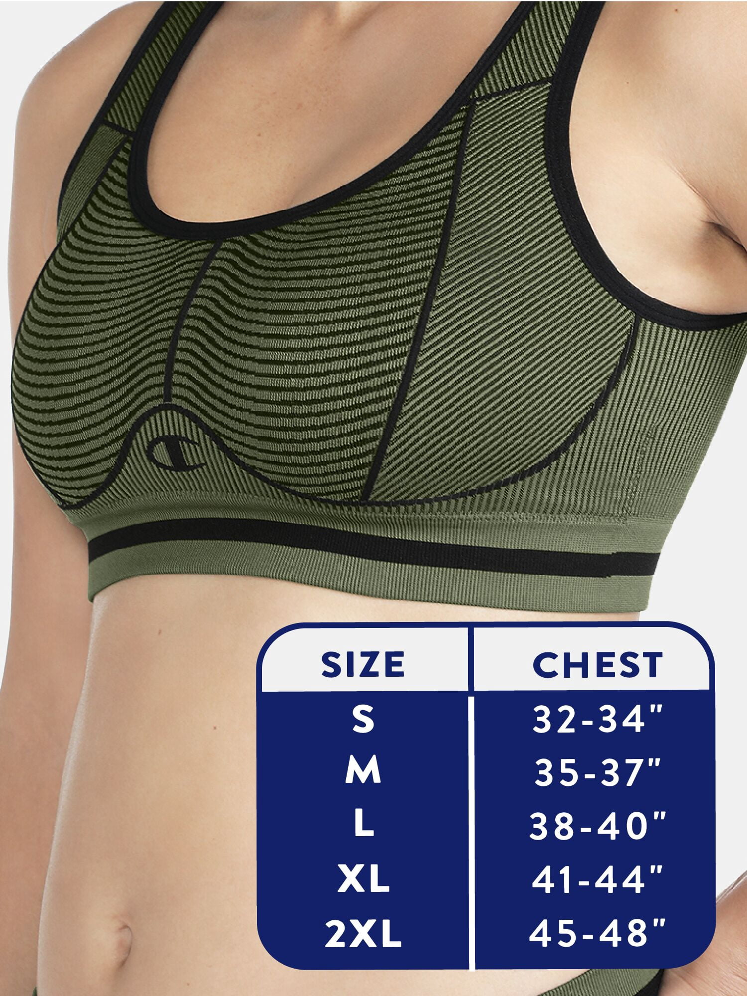 Champion Women's Seamless Medium Impact Sports Bra, Sizes S - XXL
