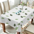 thumbnail image 3 of SKYSONIC 60"x108" Square Tablecloth with Blown Leaves Prints, Anti-Wrinkle and Smooth Table Cloth for Kitchen/Home Party Decoration, 3 of 7