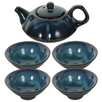 HEMOTON 1 set of Ceramic Tea Pot and Cup Antique Teapot with Cup Kung Fu Tea Set Tea Kettle for Office