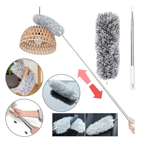 

Retractable Microfiber Dirt Collector For Cleaning High Ceiling Fan Window Cars