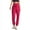 Hot Pink, variant on hotojiny Women's Joggers High Waist Tapered Pants with Pockets Elastic Drawstring Trousers for Yoga Travel Casual