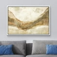 thumbnail image 2 of wall26 Framed Canvas Print Wall Art Pastel Grunge Brown Gold Wave Landscape Abstract Shapes Illustrations Modern Art Decorative Bohemian Multicolor for Living Room, Bedroom, Office - 16"x24&quot, 2 of 5