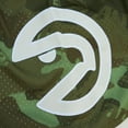 thumbnail image 4 of Men's Mitchell & Ness  Camo Atlanta Hawks 1986-87 Hardwood Classics Ghost Green Swingman Shorts, 4 of 4