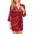thumbnail image 2 of Camisón Sexy Monstrate para Mujeres y Niñas de Encaje Rojo XXL, 2 of 7