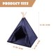 thumbnail image 2 of GAXIRE Tienda Para Perros De Tela Oxford Impermeable En Azul Para Y Ocultarse, 2 of 6