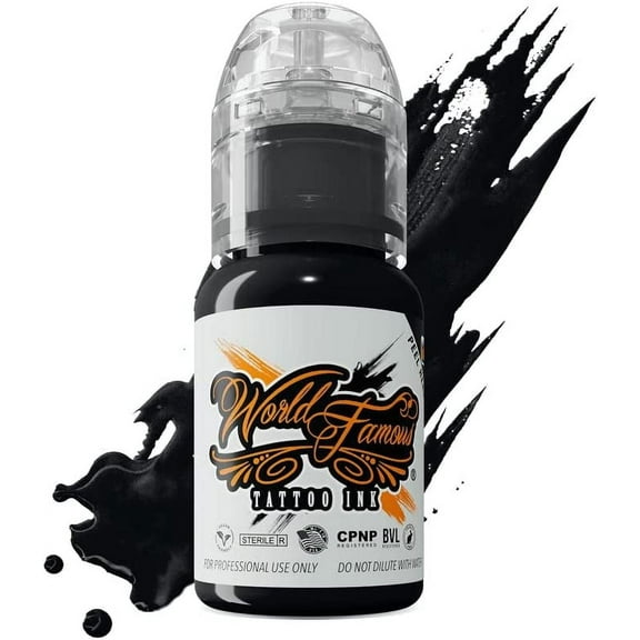 World Famous Tattoo Ink — World Famous Blackout — 1oz