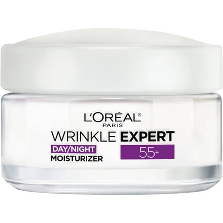 L'Oreal Paris Wrinkle Expert 55+ Day/Night Moisturizer, 1.7 oz