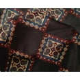 thumbnail image 4 of oneOone Silk Tabby Red Fabric Geometric & Paisley Block Craft Projects Decor Fabric Printed By The Yard 42 Inch Wide, 4 of 4