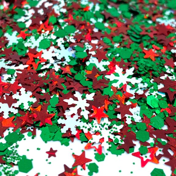 Christmas Moon Glitter Confetti (1oz = 28g)