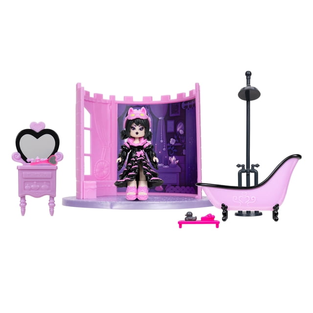 Set de juego Tocador Toy Royale High con 1 muñeca y 6 accesorios