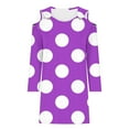 thumbnail image 4 of Wancir Womens Casual T Shirt Dresses 2024 Summer Cold Shoulder long Sleeve Maxi Dress Boho Floral Print V Neck Sundresses, 4 of 5