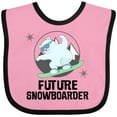 thumbnail image 3 of Inktastic Snowboarding Future Snowboarder Childs Boys or Girls Baby Bib, 3 of 4