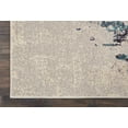 thumbnail image 4 of Nourison Celestial Abstract Ivory/Teal Blue 5'3" x 7'3" Area Rug, (5x7), 4 of 10