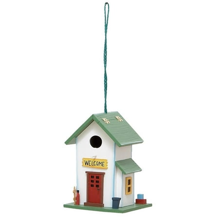WD Birdhouse 8"Hx6"Wx7"L-Color:Green