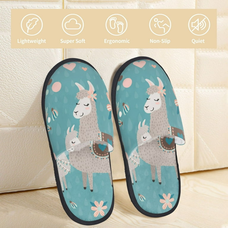 Llama bedroom slippers deals