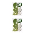 thumbnail image 1 of Billuyoard Hojas secas naturales Plantas en relieve hechas a mano Hojas prensadas Adorno Postal Regalos para tarjetas de boda de resina hoja verde 6 2Conjunto, 1 of 6