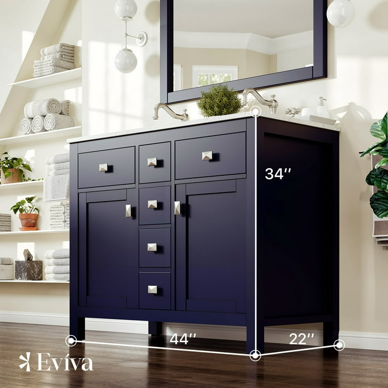 44 inch sale double sink vanity