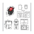 thumbnail image 2 of Ip67 Waterproof Inline Switch 12v Dc 20a High Current Waterproof Switch, 2 of 5