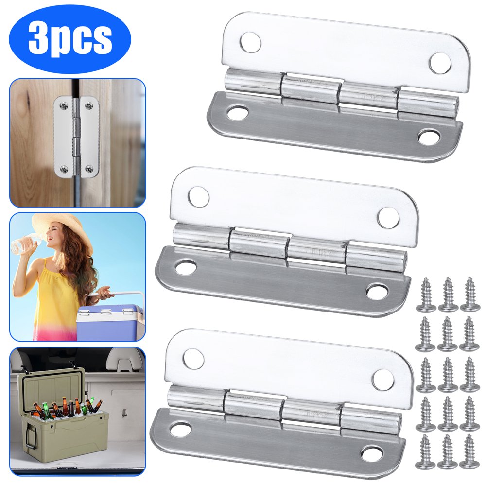 EEEkit 6/3PCS Stainless Steel Replacement Cooler Hinges, Cooler Hinges