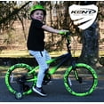 Kent Madd Gear BMX Child Bike, 18" Wheels, Kids Ages 612 Years, Black