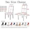 thumbnail image 3 of Funda elástica de forro Polar para silla, cubierta de asiento con respaldo largo, tamaño XL, para boda, comedor y cocina, 3 of 4