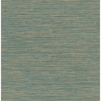 Advantage Alton Teal Faux Grasscloth Wallpaper