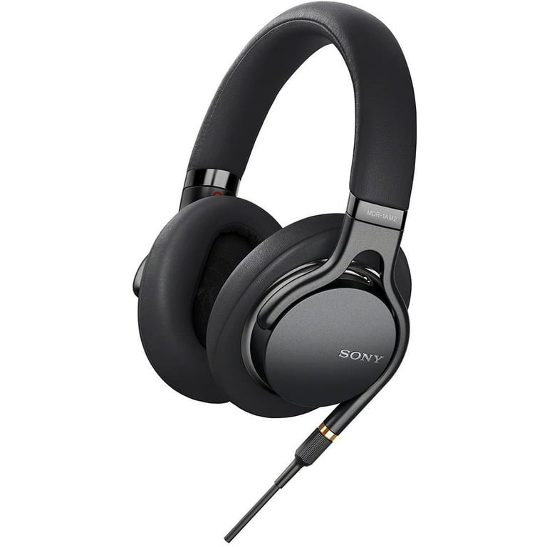 SONY Stereo Headphone MDR-1AM2-B ,BLACK - Walmart.com