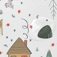 thumbnail image 4 of FREEAMG Christmas Pattern Shower Curtain - 72x72 Inch Waterproof Fabric Shower Curtains with 12 Hooks - Modern Home Bathroom Hotel Spa Decorations, 4 of 5