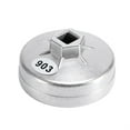 thumbnail image 1 of Oil Filter Wrench Socket,74mm 14 Flute Aluminum Auto Tool Oil Filter Flute World-Class Design, 1 of 8