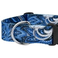 thumbnail image 6 of Country Brook Petz® 1 1/2 inch Deluxe Blue Paisley Dog Collar, Extra Large, 6 of 6