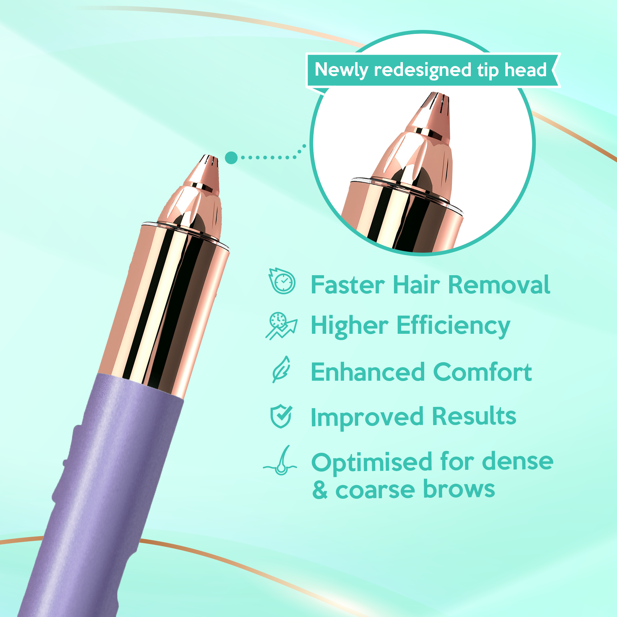 iMusthav Flawless 2-in-1 Facial Hair Remover & Eyebrow Trimmer photo 5