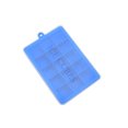 thumbnail image 2 of VONKY Home Ice Cube Tray Molds with Lid Silicone Reusable Squared Cubes Cream Moulds Removable Freezer Maker Kitchen Making Green Dark Blue, 2 of 6
