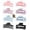 Pink,Purple,Blue,Black, variant on 8 Pcs Large Hair Clips,Claw Clips,PandaTop Hair Clips for Women & Girls, Strong Hold Matte Claw Hair Clips for Thick Hair & Thin Hair, Vintage Claw Clips(Pink,Purple,Blue,Black)