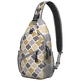thumbnail image 1 of Striped Bohemian Shoulder Backpack Lightweight Sling Bag for Daily Commuting Vintage Fashion & Comfortable, 1 of 4