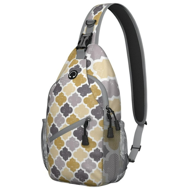 Striped Bohemian Shoulder Backpack Lightweight Sling Bag for Daily Commuting Vintage Fashion & Comfortable