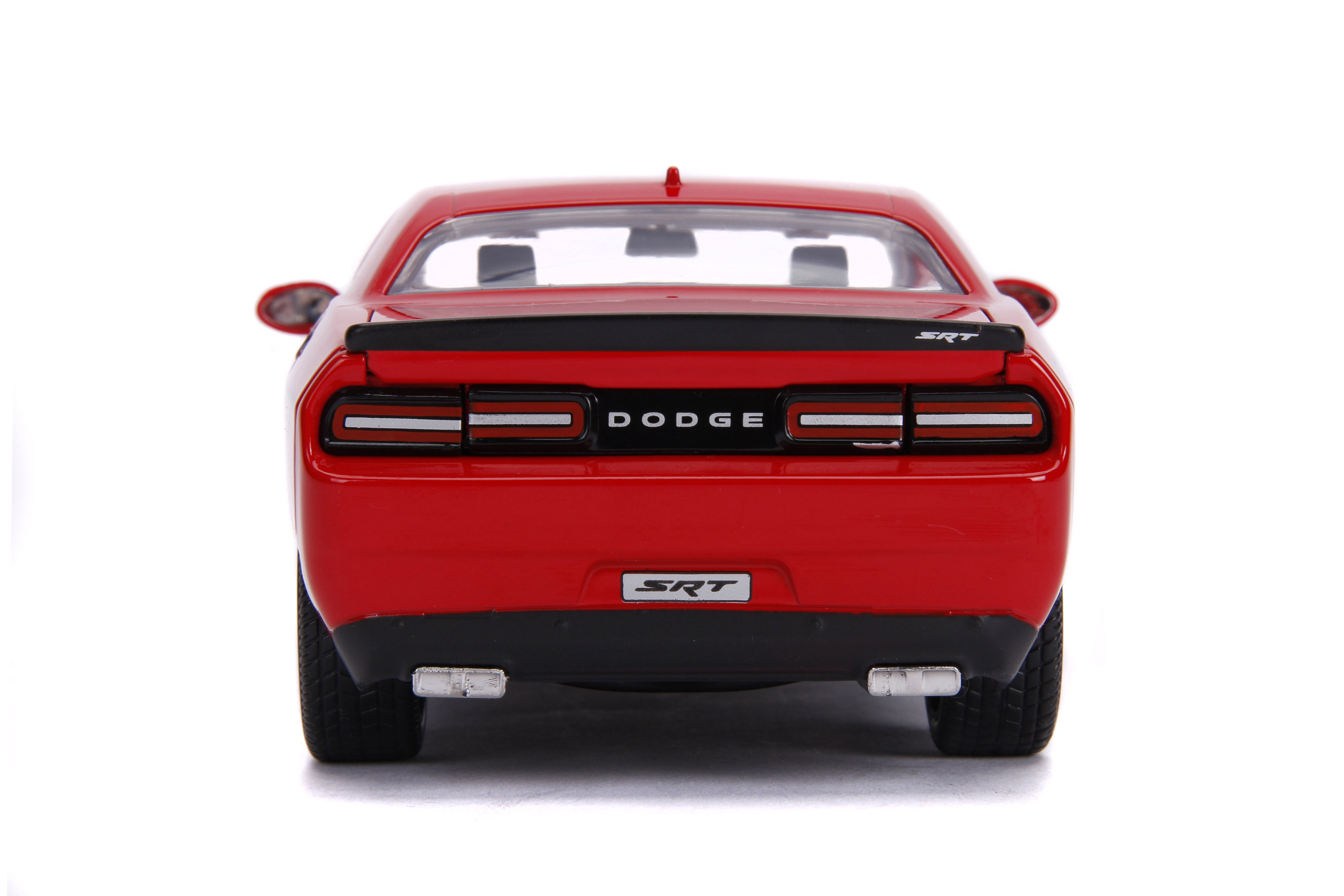 Jada Toys Big Time Muscle 1:24 Scale 2015 Dodge Challenger SRT Hellcat Die Cast Vehicle in Red(Selections May Vary)
