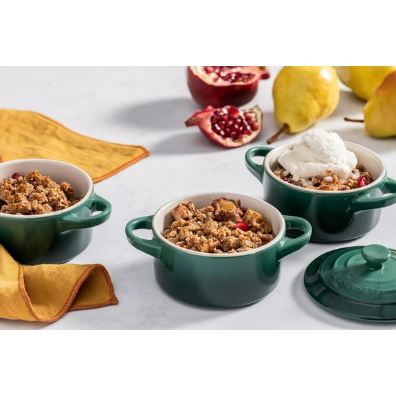 Stoneware Mini Round Cocotte, 14 oz., Artichaut