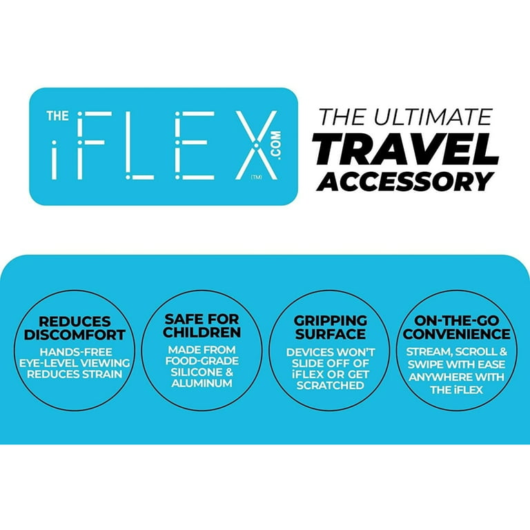 iFLEX Mini Flexible Phone Holder for Travel, Work and Home – This Travel  Cell Phone Stand is The Perfect iPhone Holder and Works with Any Smartphone  –
