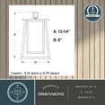 thumbnail image 6 of Blackwell Cage Frame 1 Light Black Outdoor Pendant Lantern Clear Glass, 6 of 12
